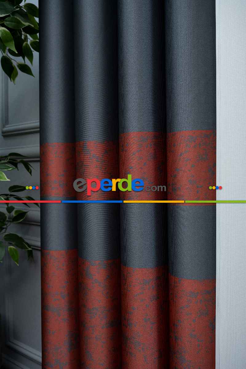 Lens Akıllı Dikey Tül Perde-12- Çok Renkli 2