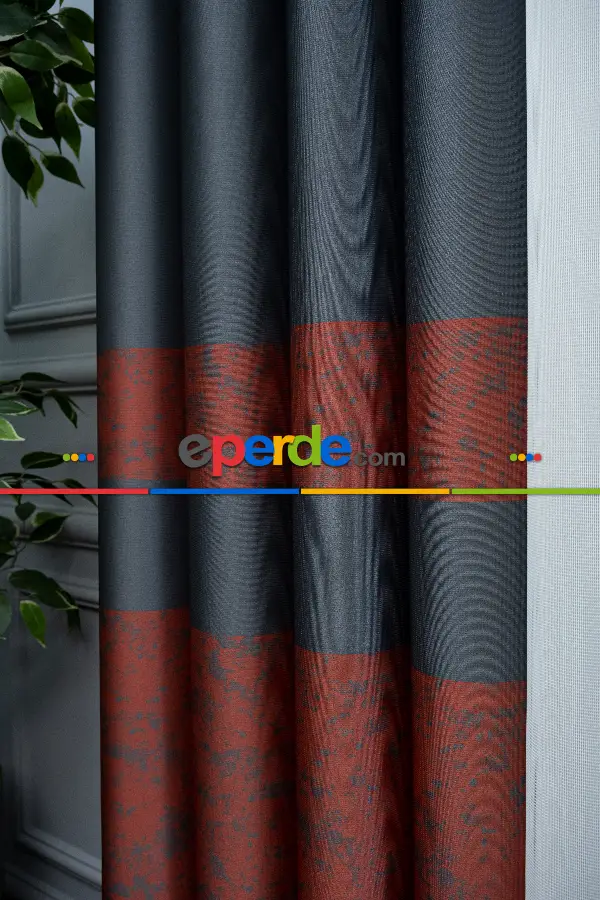 Lens Akıllı Dikey Tül Perde Bulut-12- Çok Renkli 2