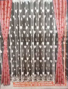 Milano Çocuk Odası Kalpli Pano Fon - Pembe 50cm X 1cm 