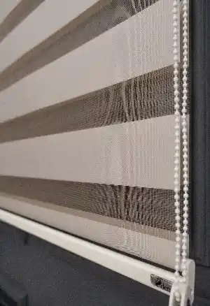 Yüksek Kalite Alüminyum Malzeme, Bej Rengi Zebra,
