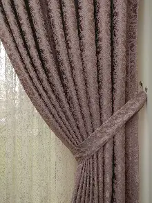 Gül Kurusu Duz Jakar Fon Perde (150)- Gül Kurusu