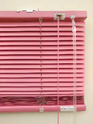Pembe Alüminyum Jaluzi Perde - 16mm Kalınlığında- Pembe