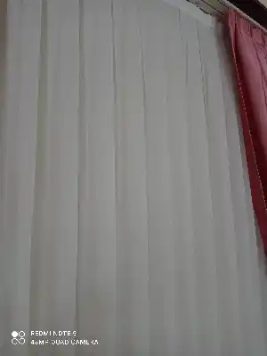 1, Kalite Düz Krep Tül Perde - Kurşunlu Tül