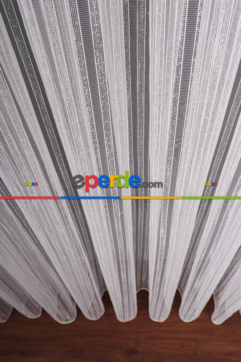 Sedef Şerit Keten Tül Perde Akdz 1029