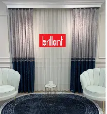 Brillant Perde Livabonarperde Yeni Tasarım Desen Renkl Fon Perde Yan Perde Kanat Perde