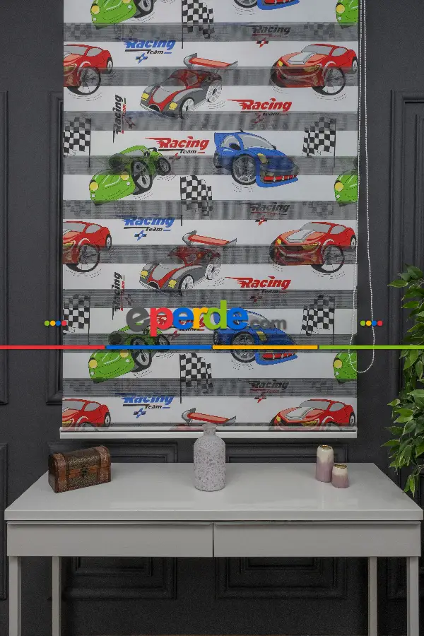 Zebra Perde - Dijital Araba Baskılı Zebra Perde