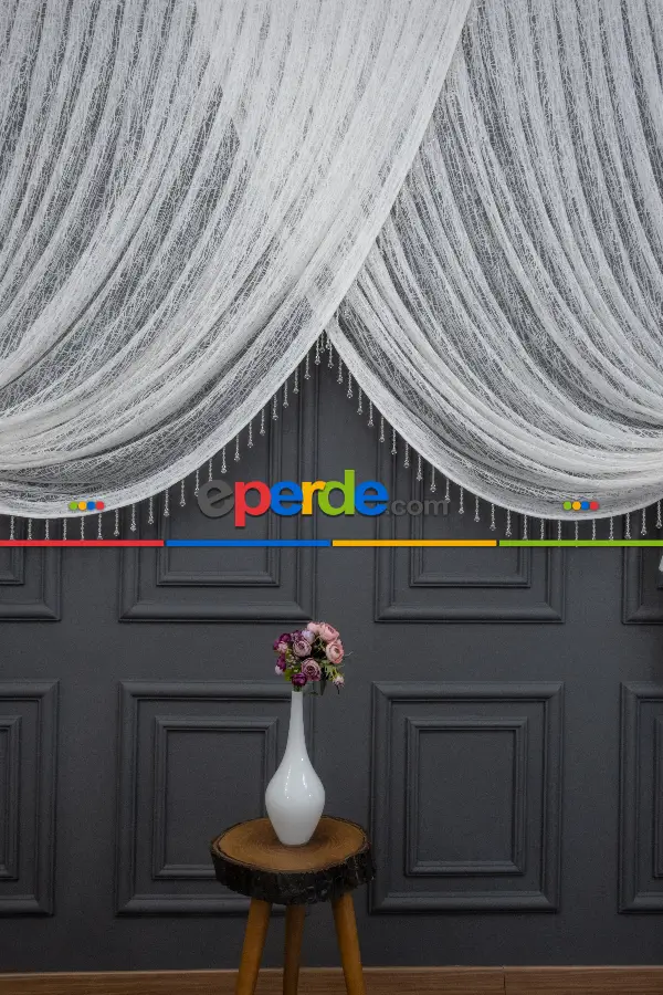 Kuvaze Modeleri Cam Kırığı Model Tasarım Yanki Tiyatro Model- Beyaz-ekru