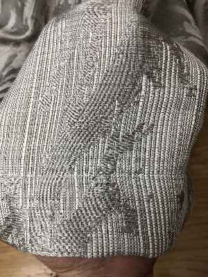 Salon Perdesi - Açık Gri Desenli Jakar Fon Perde (geniş En:280 Kumaş)- Gri Açık