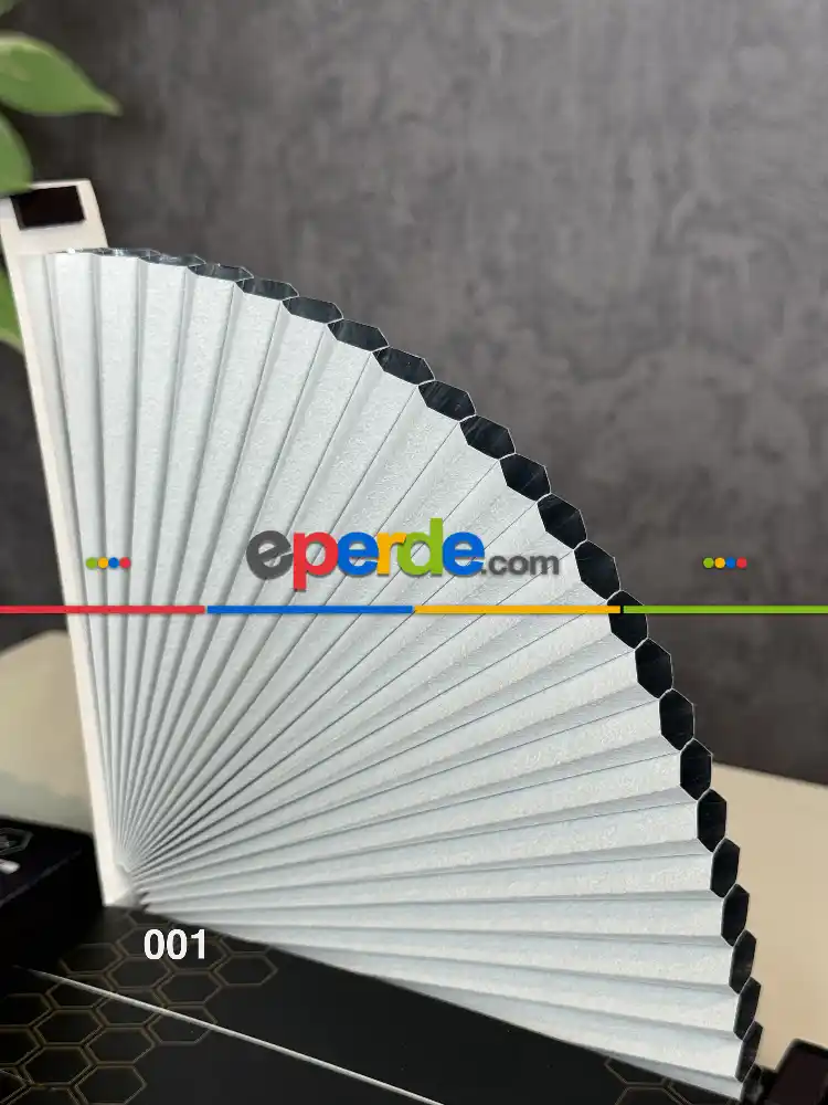 5 Renk Honeycomb Plise Perde, Kolay Montaj Sistemli, Cam Balkon Ve Pimapen İçin