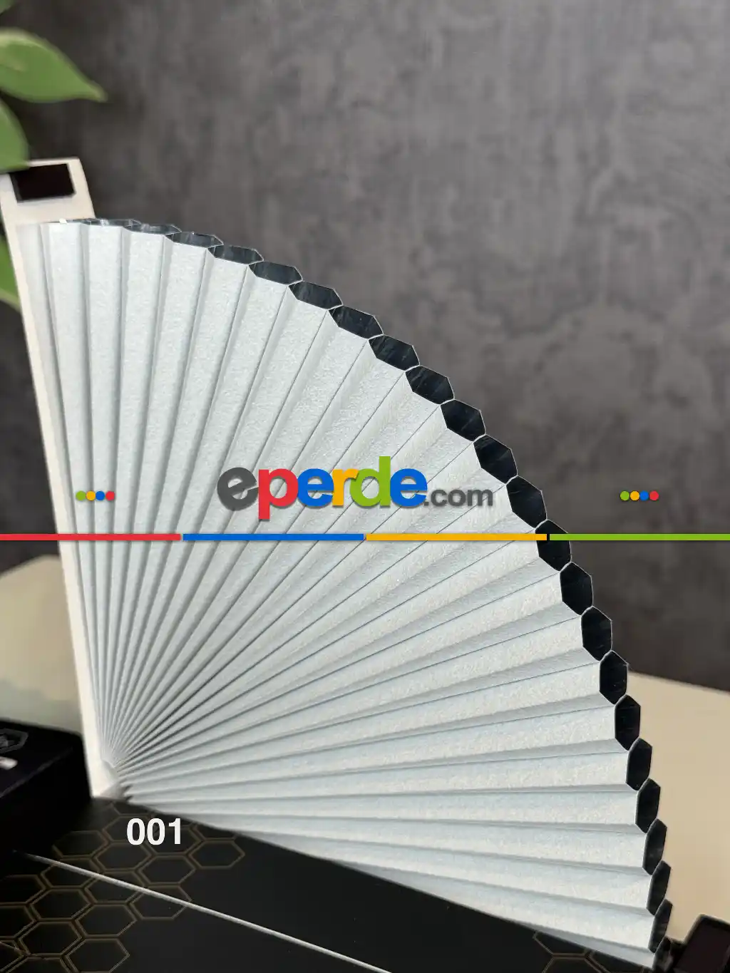 5 Renk Honeycomb Plise Perde, Kolay Montaj Sistemli, Cam Balkon Ve Pimapen İçin