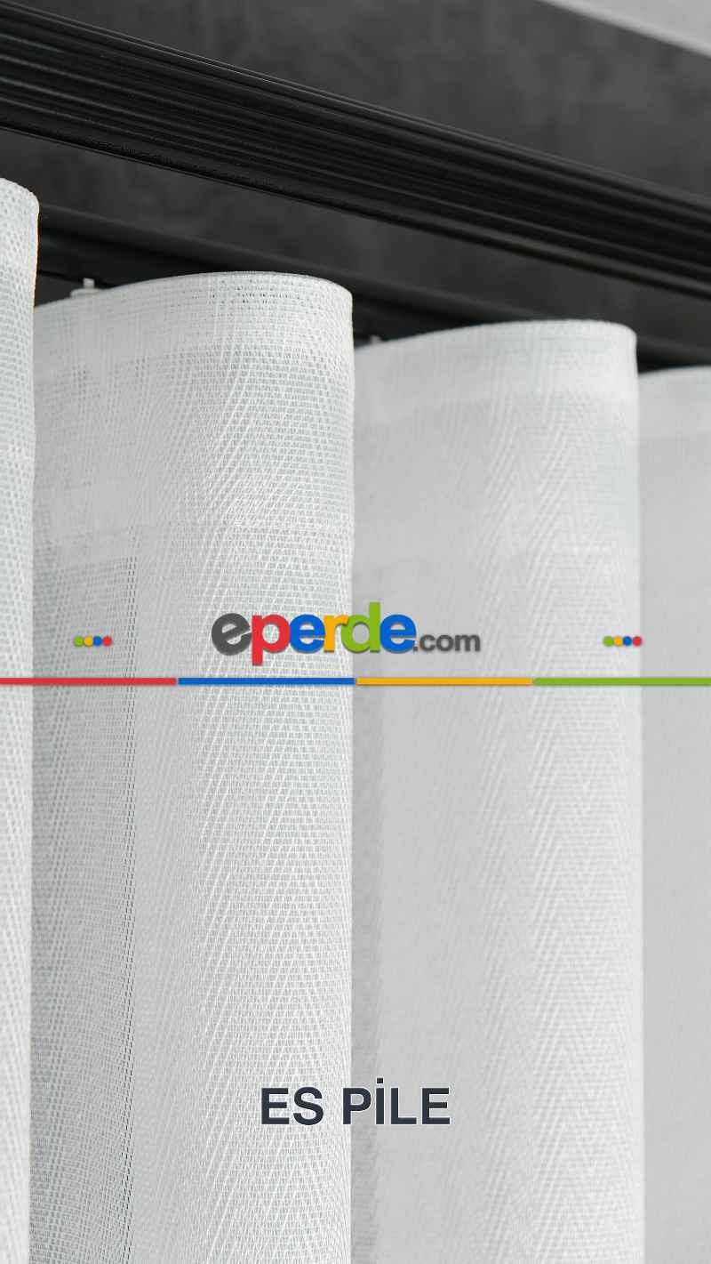 Balık Sırtı Desen Tül Perde, Ağır Gramajlı Premium Seri, Kurşunlu Tül, Amerikan Pile, Es Pile, Rustik Kuşgözü, Büzgülü Ekstrafor Seçenekleri