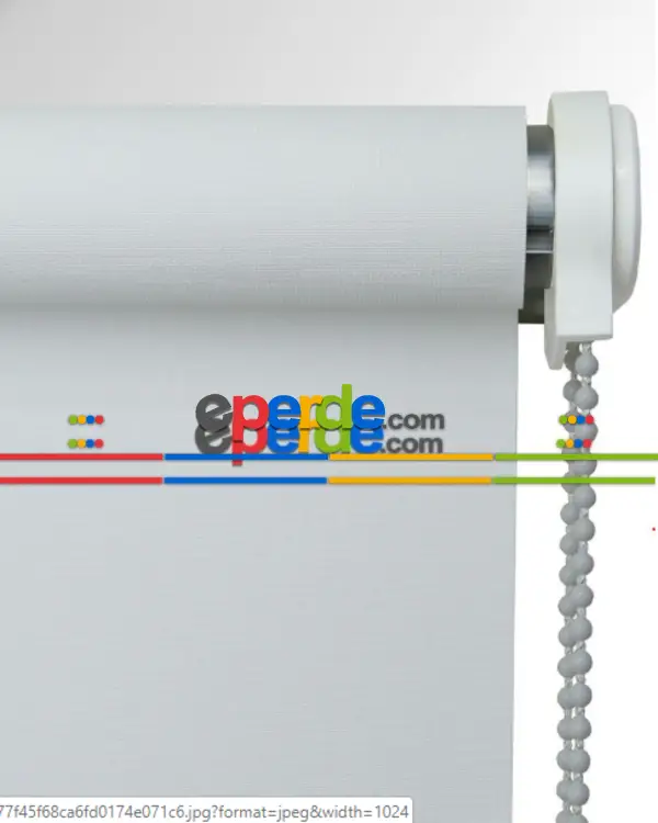 Salon Stor Perde - Beyaz Mat Stor Perde- Beyaz