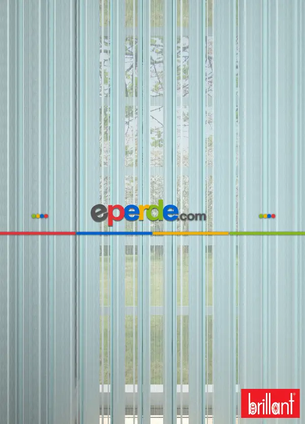 Brillant Akıllı Tül Perde Bebeksi Mavi Renkli Tül Dikey Zebra Perde Düz 1. Kalite