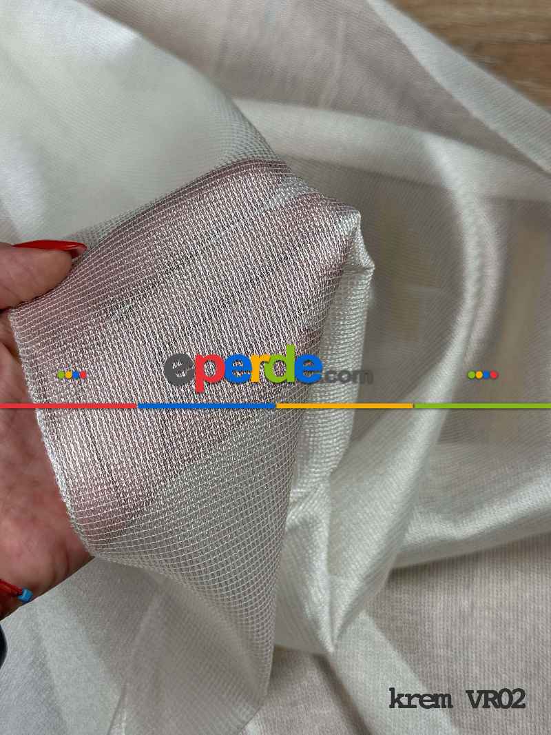 Yatak Odası - 6 Farklı Renk Tül Perde, Ağır Gramajlı Premium Seri, Kurşunlu Tül