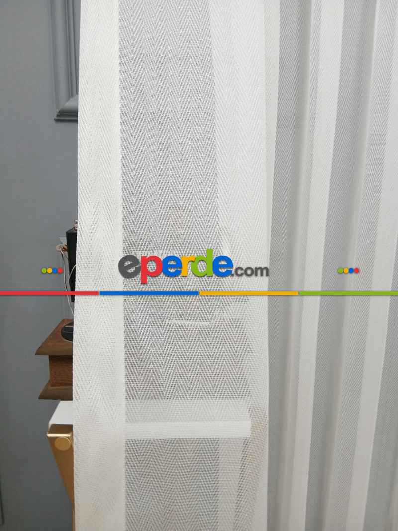 Yatak Odası - Exculusive Nergis Ütü İstemez Kırışmaz Sade Tül Perde