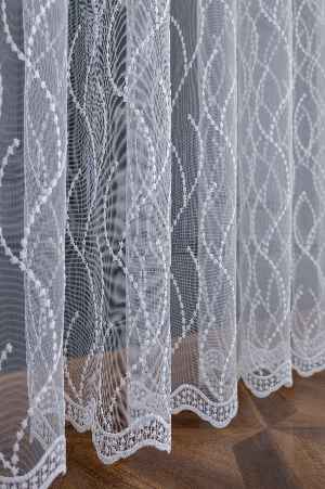 Yatak Odası - Brode Sarmaşık Desen Tasarım Tül Perde Yeni Model Tül