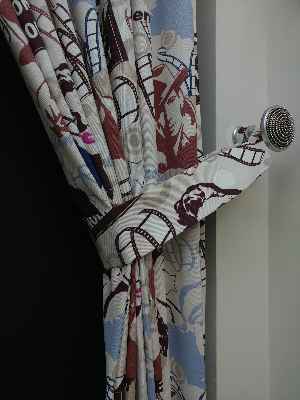 Marilyn Monroe Fon Perde- Mavi-bordo