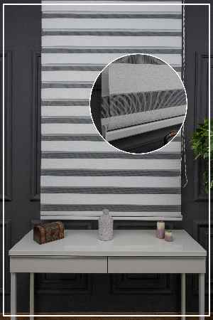 Zebra Perde - Düz Zebra Perde Kalın Dokulu