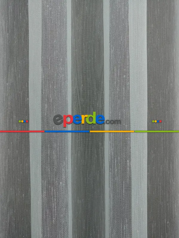 Favori Dertsiz Ütü İstemez Tül Perde 2025-trend ( Krem Açık ) - Kurşunlu Tül