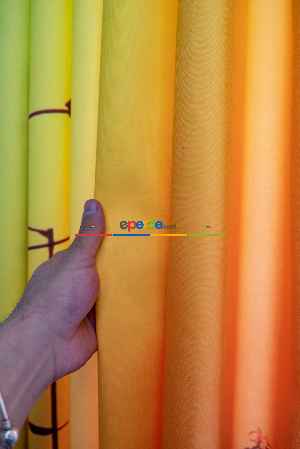 Hazır Ölçülü Dökümlü Kumaştan Gün Batımı Şehir Manzaralı Pilesiz Baskılı Fon Perde 1. Kalite