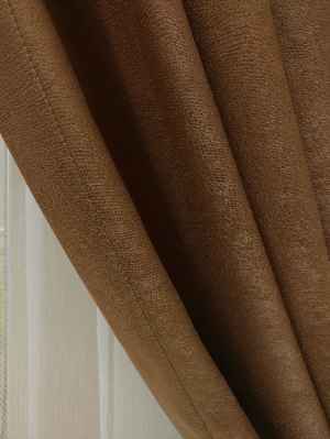 Soft Kakao Rengi Fon Perde Geniş En (285)- Kakao
