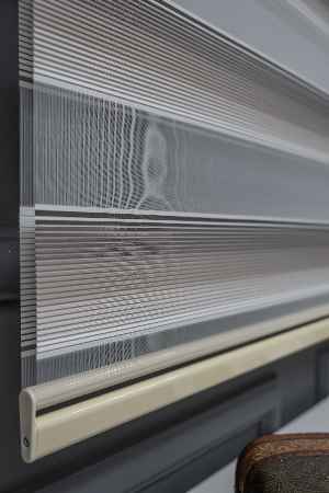 Mutfak- Zebra Perde - Micro Pilise - Degrade Renk Geçişli Zebra Perde