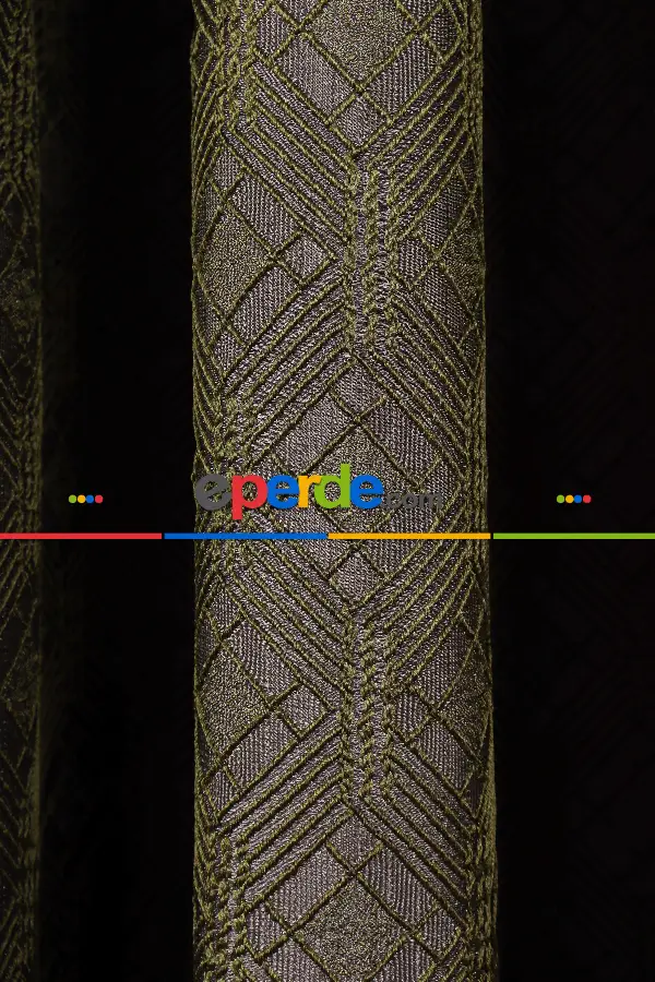 Salon Fon Perde - S Pile Dökümlü Jakar Dokuma Fon Perde