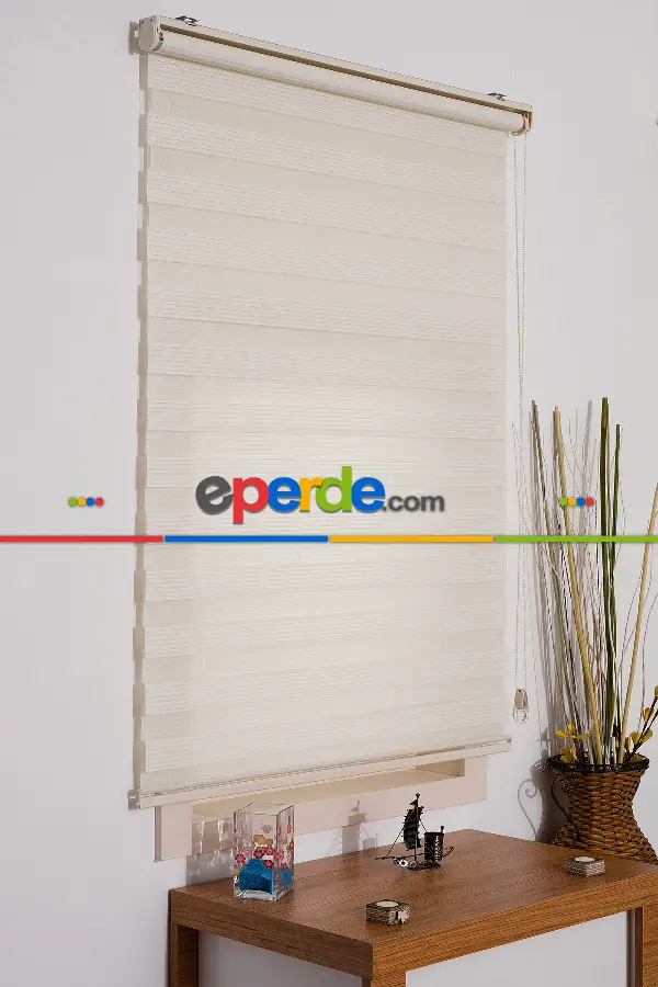 #üreticifirma %40 Indirimli !!! Krem Dar Pliseli Zebra Perde Ozel Fiyat- Krem