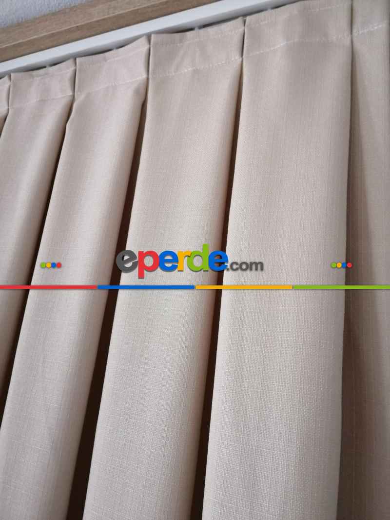 Milpa Keten Düz Fon Perde - 32 Renk Seçekli