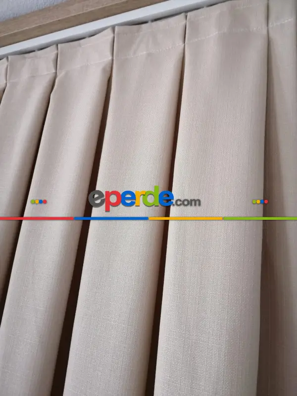 Milpa Keten Düz Fon Perde - 32 Renk Seçekli