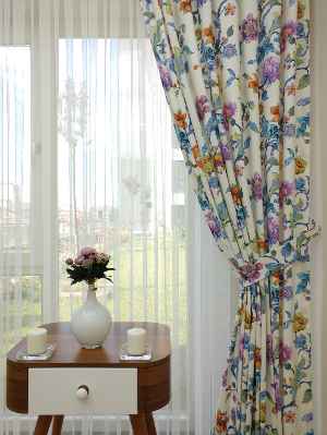 Mutfak Fon Perde-  Çok Renkli 3