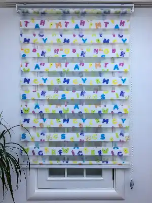 Zebra Perde- Dijital Alfabe Baskılı Zebra Perde- Diğer