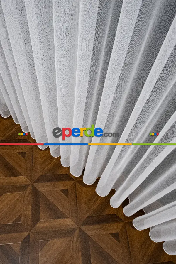 Yatak Odası - Grek Düz Tül Ekru Renk - İtinalı Dikiş Garantisi