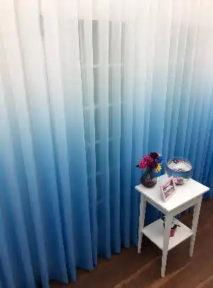 Erkek Çocuk Odası Tül Perde- Mavi