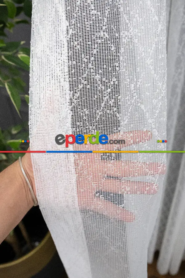 Fransız Dantel Tül Perde - Yüksek Kalite