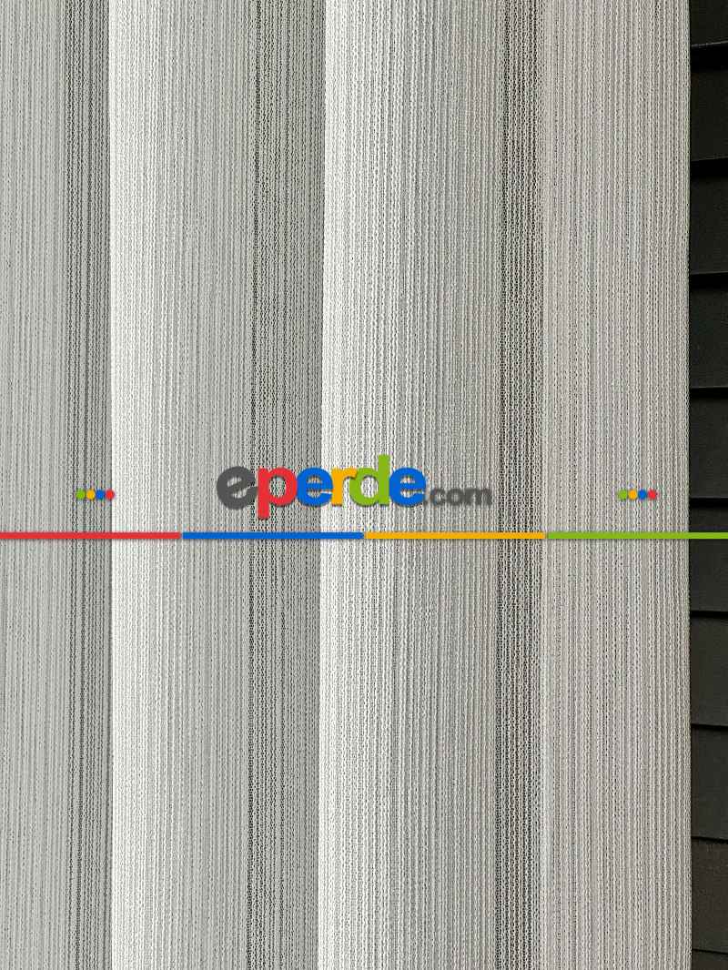 Çizgili Tül Perde - Ürün Videosu Açıklamada Vardır