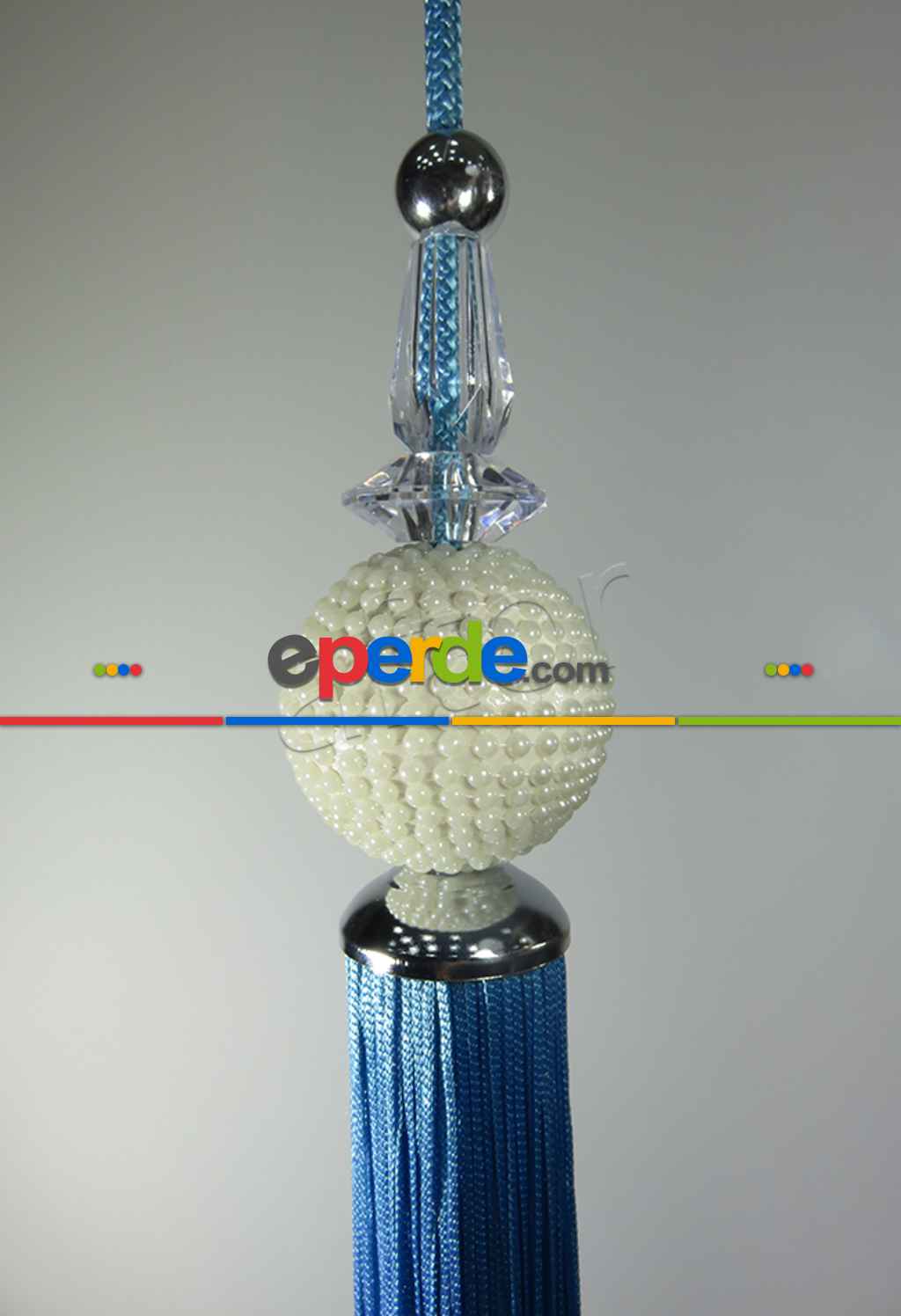 Perde Sarkıtı İncili Sarkıt (ertesi Gun Kargo)- Mavi