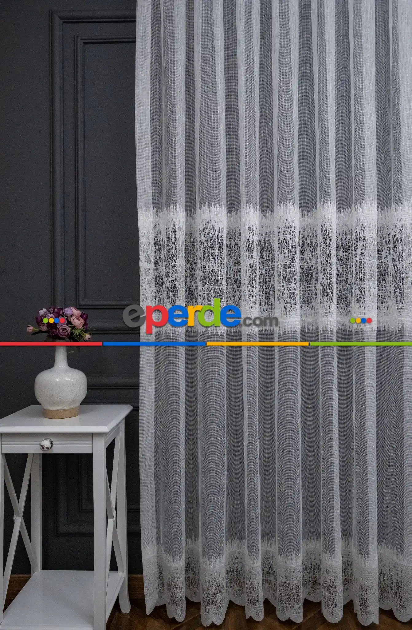 Ara Bant Buzul Desen Tül Yeni Sezon Tasarım Moda Tül