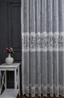 Ara Bant Buzul Desen Tül Yeni Sezon Tasarım Moda Tül