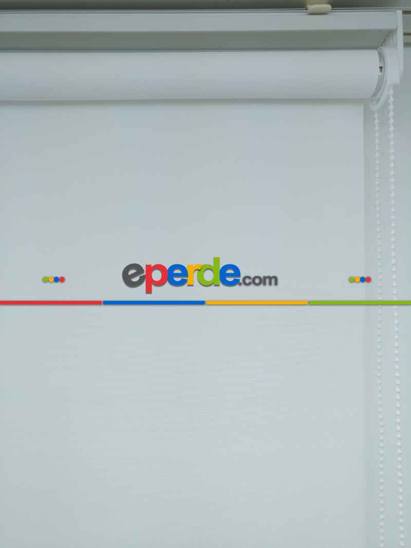 Mutfak Stor - Yıkanabilir Pvc Mat Stor Perde - Beyaz 1. Kalite- Beyaz