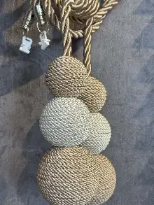 Bej Ekru Braçol Perde Bağı