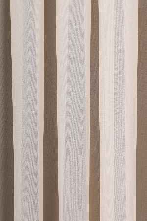 Krep Krem Düz Tül Perde