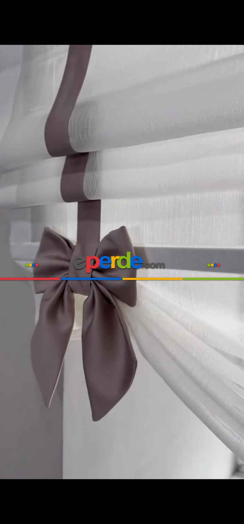 Salon - Katlamalı Keten Tül Perde – Biyeli Ve Fiyonk Detaylı Özel Tasarım