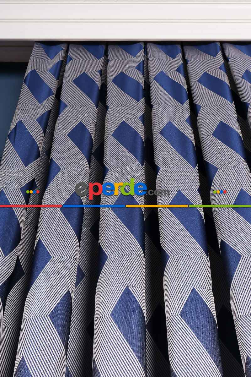 Salon Fon Perde - Savey Jakar Dokuma Fon Perde