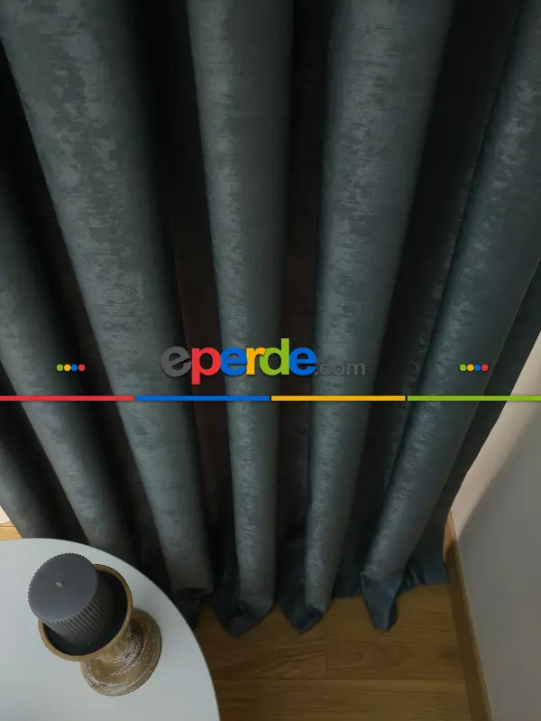 Soft Açık Gri Fon Perde (150)- Gri-füme-antrasit