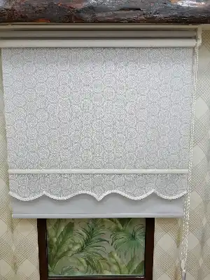 Çifli Sistem Tül Ve Stor Perde Bdz ( 806 )- Beyaz