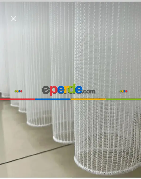 Salon - Brillant Lüx Tül Perde