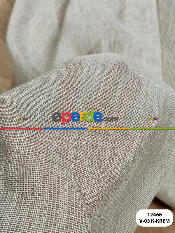 Etek Ucu Damask Nakışlı Düz Tül Perde, Özel Dokuma Premium Seri