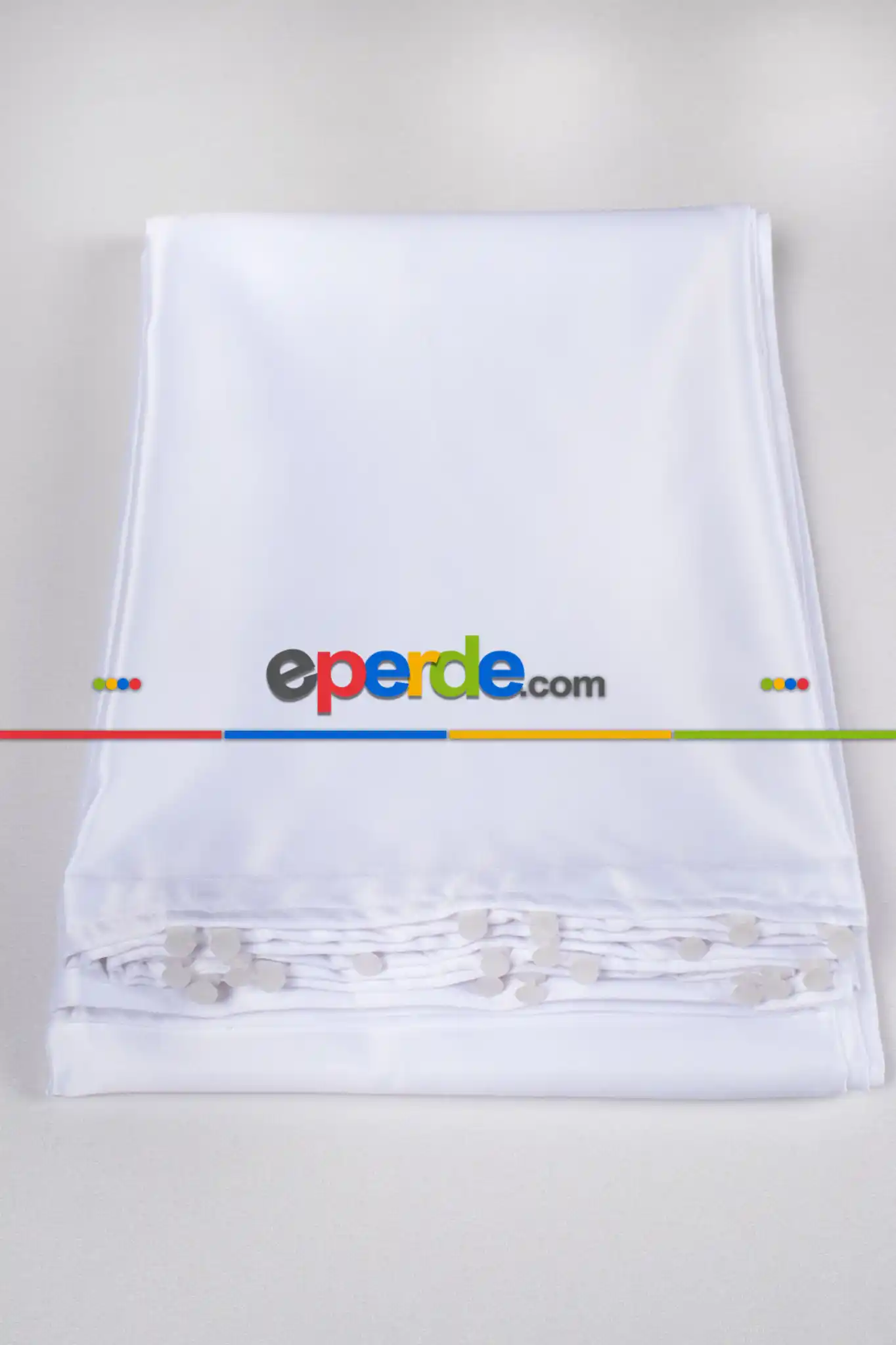 1.kalite Gramajlı Beyaz Saten Güneşlik Perde