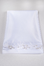 1.kalite Gramajlı Ekru Saten Güneşlik Perde Beyaz